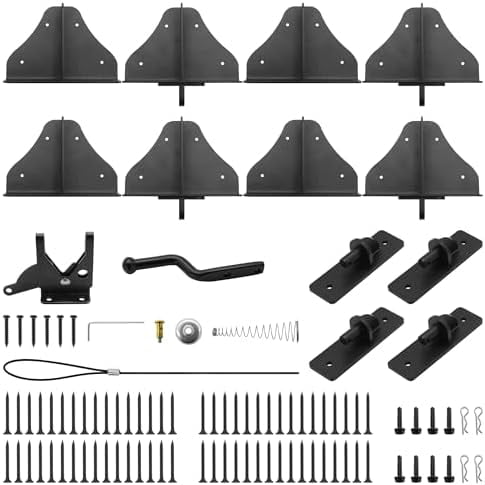 Anti Sag Gate Frame Kit Hardware,90 Degree Right Angle Gate Hinges,Gate Corner Brace Bracket,for Driveway Gates,Shed Door,Deck Gate$$Tools & Hardware Other
