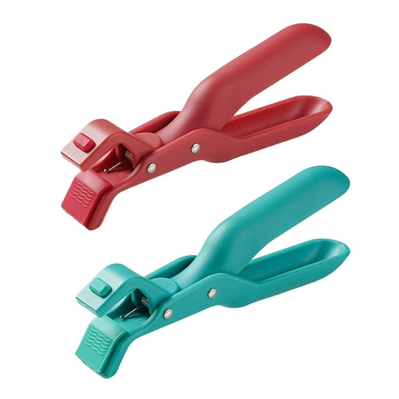 Anti Scald Bowl Clip Multi-Purpose Silicone Non-Slip Heat Insulation Clamp for Bowls Pots Pans Multi-Angle Gripping Heat Resistant Oven Safe Easy to Clean, Two Clips