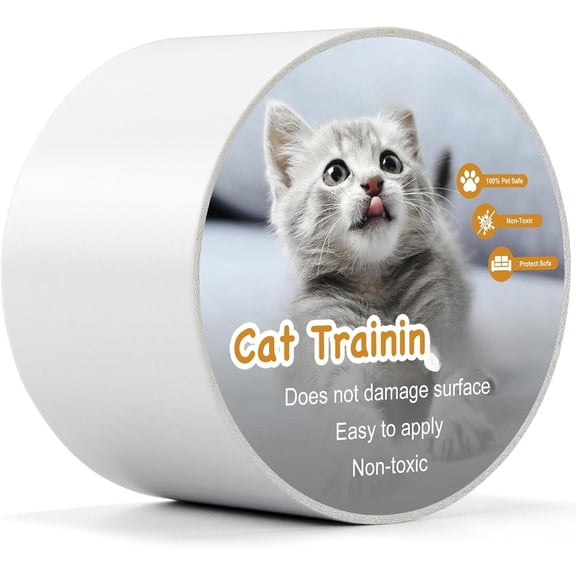 Anti  Scratch  3 Inches x 30 Yards   , Transparent Furniture Protector, Double Sided  &  Scratch Deterrent for Couch, Doors and Walls