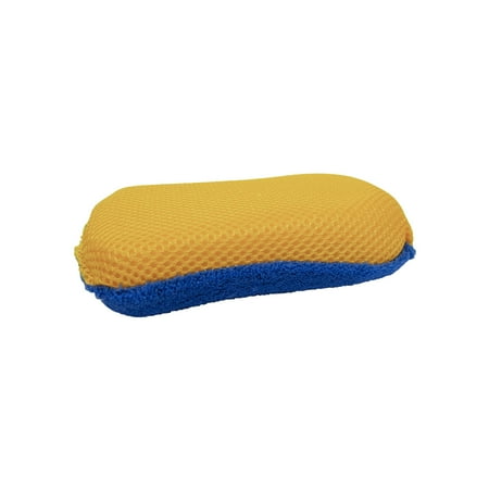 Anti Scratch Dual Sided Microfiber Car Vehicle Wash Scrubber Sponge Auto Exterior Cleaning Detailing Tool