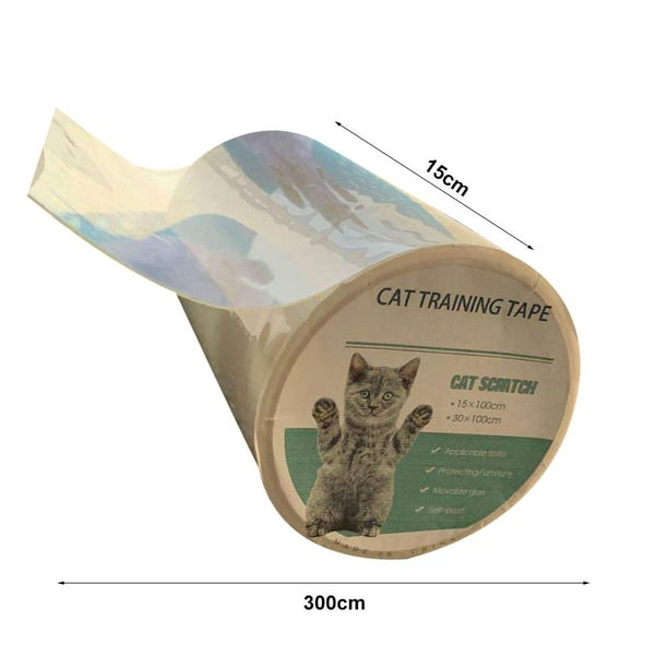 Anti Scratch Tape for Cats AntiCat Scratch Sofa Protector Stickers Cat Scratch Post for Doors Stairs Car Seats Men s Size 300 x 15cm 118x6in