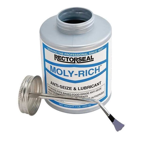 Anti Seize,Moly Paste,16 oz,Brush Top 71431