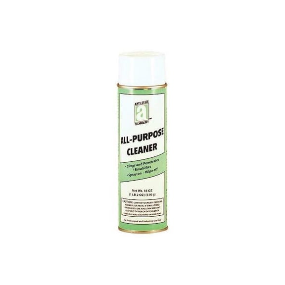 Anti-Seize Technology All Purpose Cleaner, 18 oz, Aerosol Can, Unscented 17015