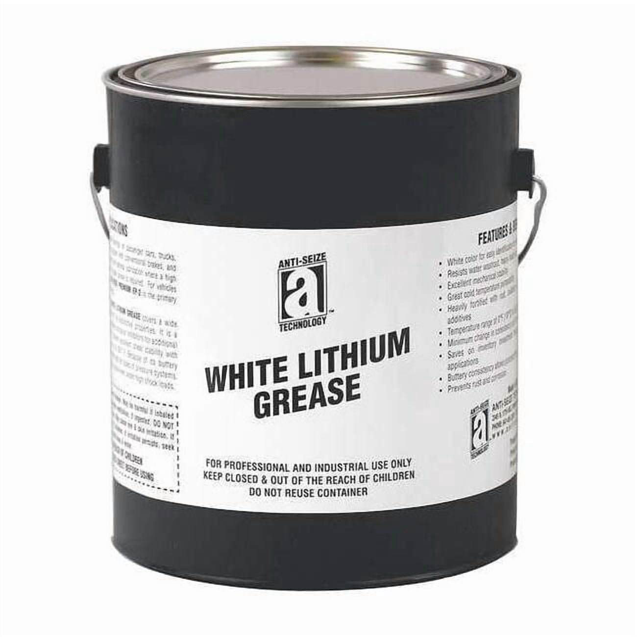 Bearing Grease, 5 lb, Pail, Mineral Base, 275 Degrees F Max Op Temp, White