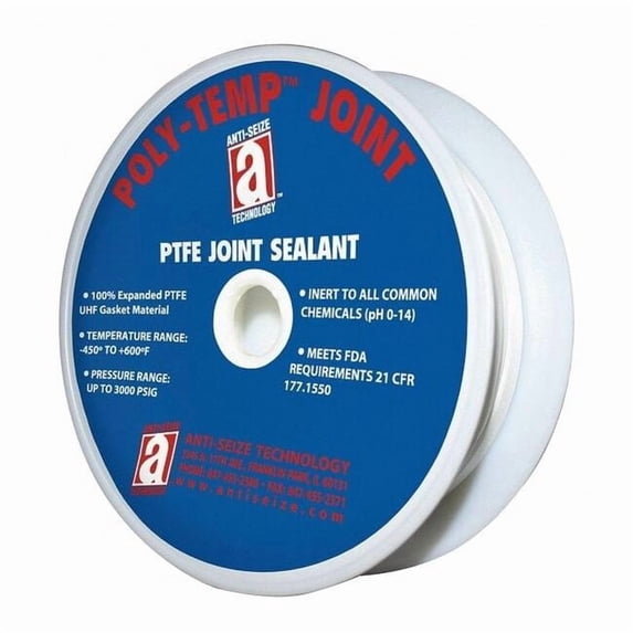 Anti-Seize Technology Gasket-Making Tape,3/16" W,White 28005