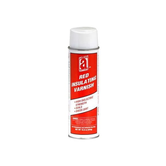 Anti-Seize Technology Insulating Varnish,Red,16 oz,Aerosol 17214