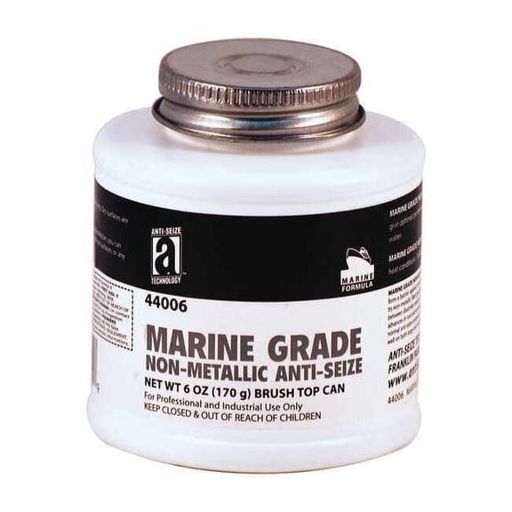 Anti-Seize Technology Anti Seize, Non-Metallic, 6oz, Brush Top 44006