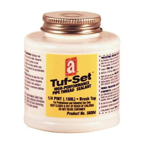 Pipe Thread Sealant 4.8 fl oz, Brush-Top Can, Blue, Paste