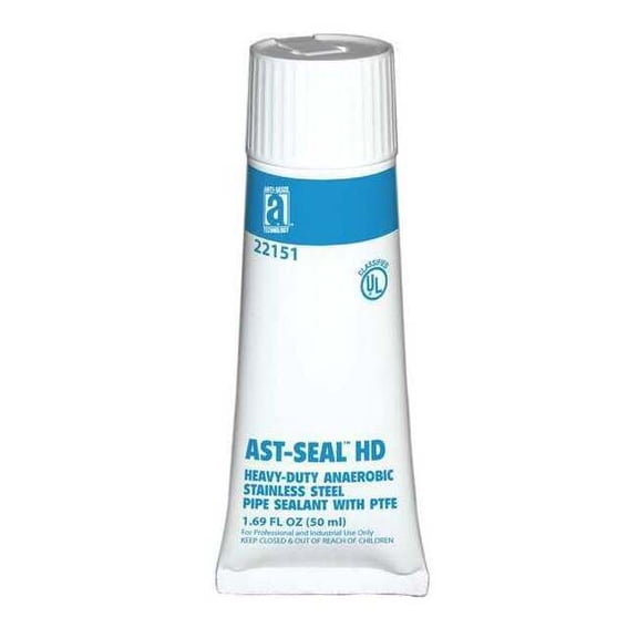 Anti-Seize Technology Pipe Thread Sealant,Paste,50 mL,White 22151