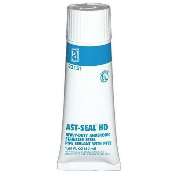 Anti-Seize Technology Pipe Thread Sealant,Paste,50 mL,White 22151