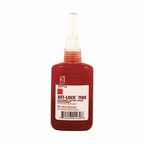 Threadlocker, 71HS, Red, High, Liquid, 1.69 fl oz, Bottle