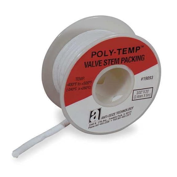 Anti-Seize Technology Valve Stem Packing 19217