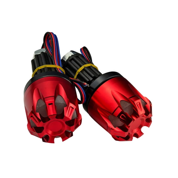 Anti Shock Handlebar End Cap with LED Lights Safety Feature For Motorcycle Scooter Bike Modification