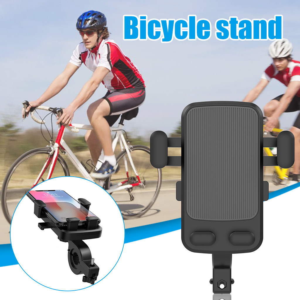 Anti-Shock Motorcycle Phone Mount, Thickened Rubber Grip, Secure Locking, Modern Design, For Commuting, Universal Smartphone Holder, High-Tech Material, Durable Construction, for Travel,, Acppild