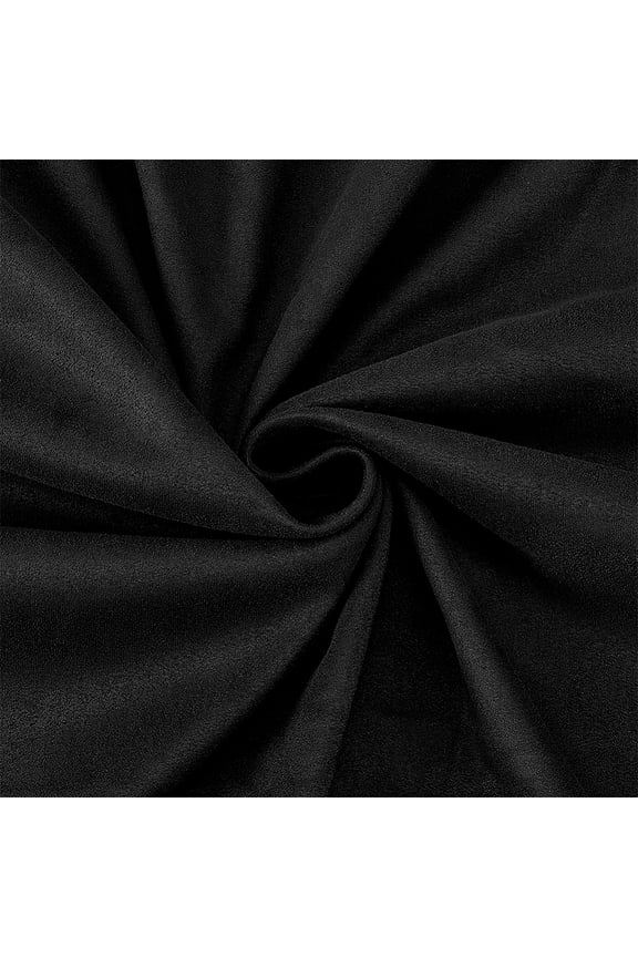 Anti Silver Cloth 60x39 Inch Polishing Protect Cloth Suede Fabric for Silverware Flatware Silversmith Home Kitchen (Black)