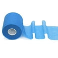 thumbnail image 1 of Anti Skid Handle Membrane Sports Accessories Tennis Badmintion Racket Overgrip Skin Bandage Shock-absorbing Damping Grip BLUE 7CMX27M 1PCS, 1 of 8