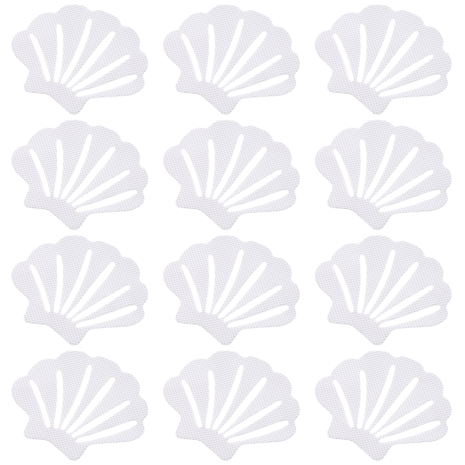 HARFINGTON 6pcs Non Slip Stickers For Bath & Shower - 3.94 Inch Round Anti-Slip Decals (Black)