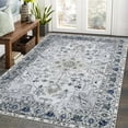 thumbnail image 1 of Anti-Slip Area Rug Short Shag Plush Flower Area Rug Moroccan Easy to Clean Washable Folding Back Rug Non-Shedding Area Rugs for Living Room, Bedroom,Children's Room, 1 of 9