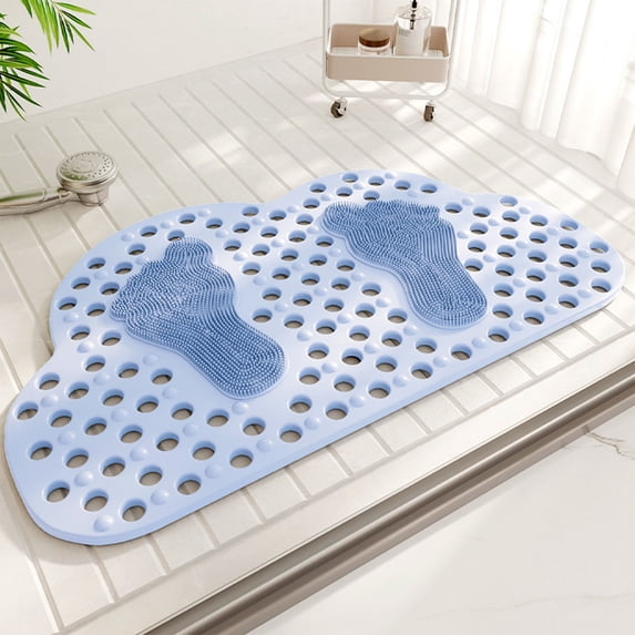 Anti-Slip Bath Mat for Elderly Non-Slipping Bathtub Pad with Suction Cups for Safe Showering and Bathing