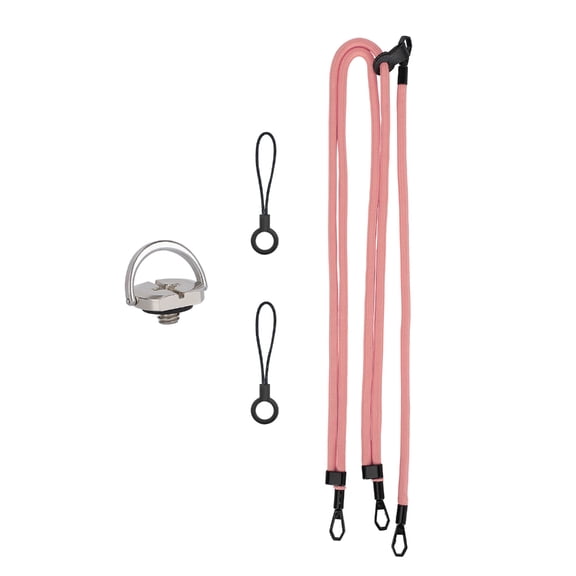 Anti Slip Camera Strap With Adjustable Clip Reinforced Polyester Construction For 360 Cameras Tripod Mount Accessories