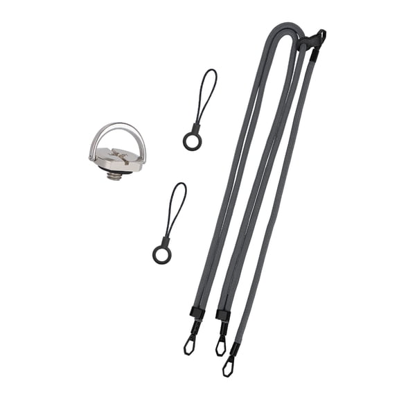 Anti Slip Camera Strap With Adjustable Clip Reinforced Polyester Construction For 360 Cameras Tripod Mount Accessories