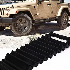 Anti-Slip Car Tire Mats, Winter Essentials Non-Slip Emergency Tire Traction Mats Plate, Portable Car Wheel Anti-Skid Traction Pads Tire Ladder for Snow, Ice, Mud and Sand