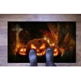 thumbnail image 1 of Anti-Slip Carpet Rug, Black and Orange Rug, Home Decor Rug, Hallway Rugs, Halloween Rugs, Modern Rug, Halloween Party Rugs, Kitchen Rugs, 3.3'x5' - 100x150 cm, 1 of 8