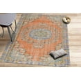 thumbnail image 1 of Anti-Slip Carpet Rug, Orange Rugs, Turkish Rug, Luxury Rug, Anatolian Rugs, Floral Medallion Rug, Office Decor Rugs, Popular Rug, Large Rug, 2.6'x5' - 80x150 cm, 1 of 8