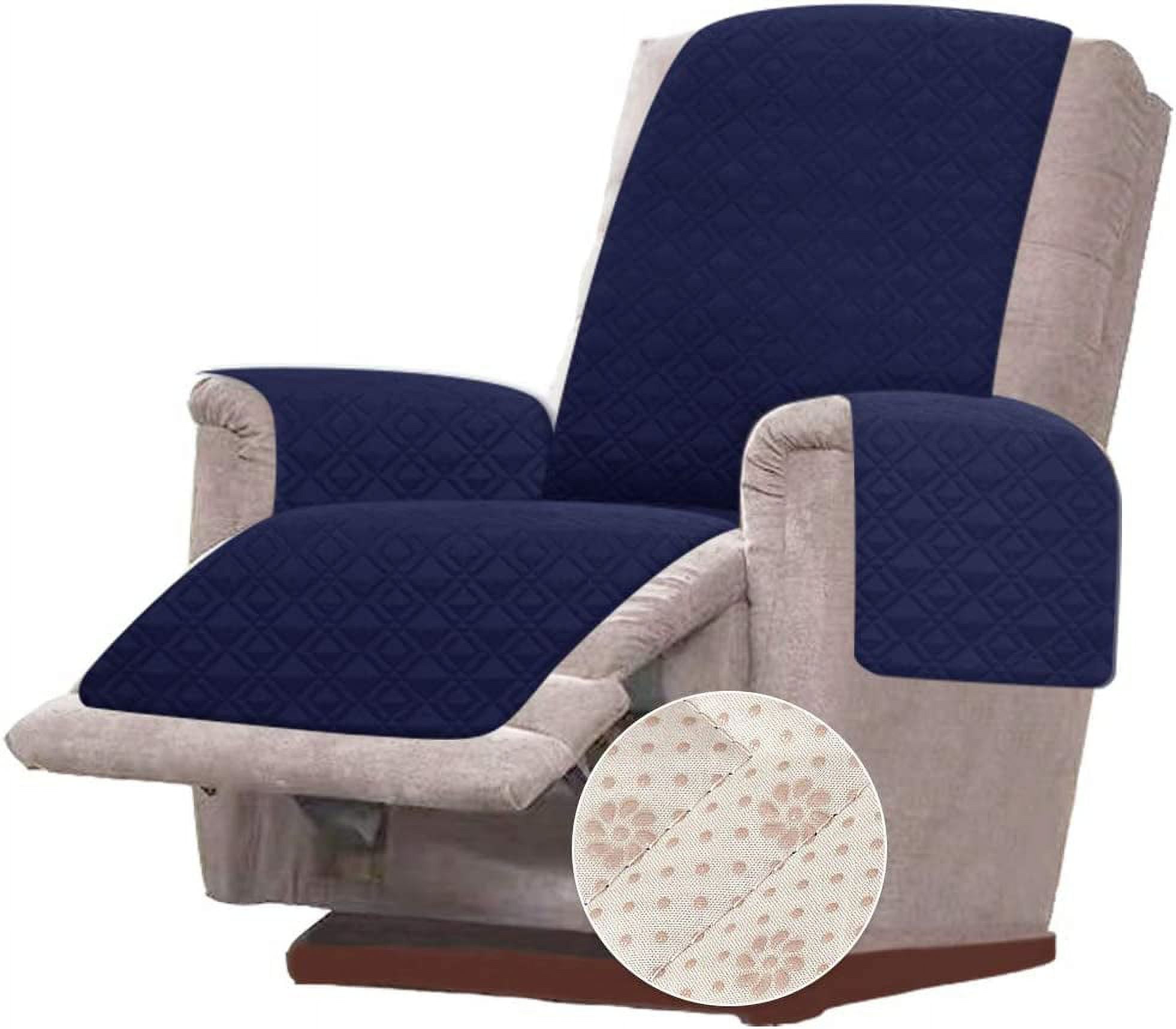 RHF Anti Slip Oversized Recliner Cover for Leather Sofa