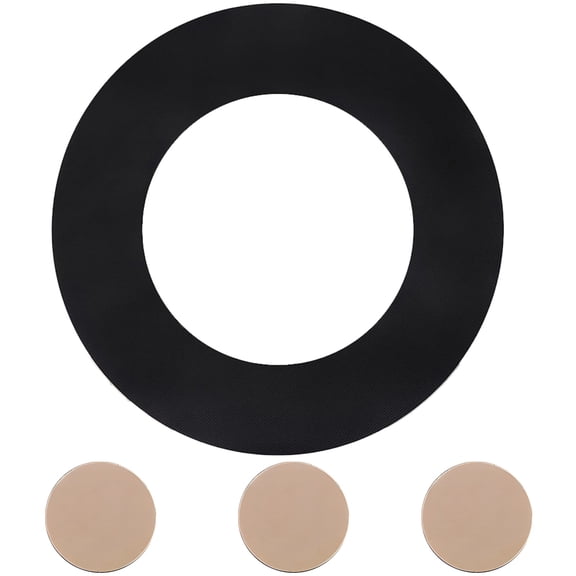 Anti-Slip Chair Floor Protector Mat for Recliners, Hardwood Floor Protector, EVA Rubber Round Mat with Double-Sided Adhesive, Suitable for Hardwood, Tile, and More