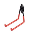 thumbnail image 1 of Anti-Slip Coating Double Garage Utility Wall Hooks, Heavy Duty Bike Ladder Storage Organizer Rack, Garden Tool Hanging Hardware, Single Piece 4.33X2.95 Inch Hook for Workshop Wall Storage,C, 1 of 9