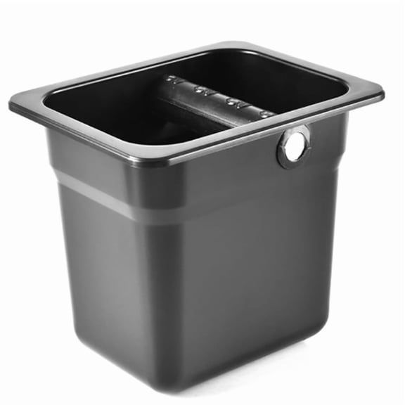 Anti-Slip Coffee Grounds Container, Beat Box, Grinder Box Barrel, Accessories Big-Black