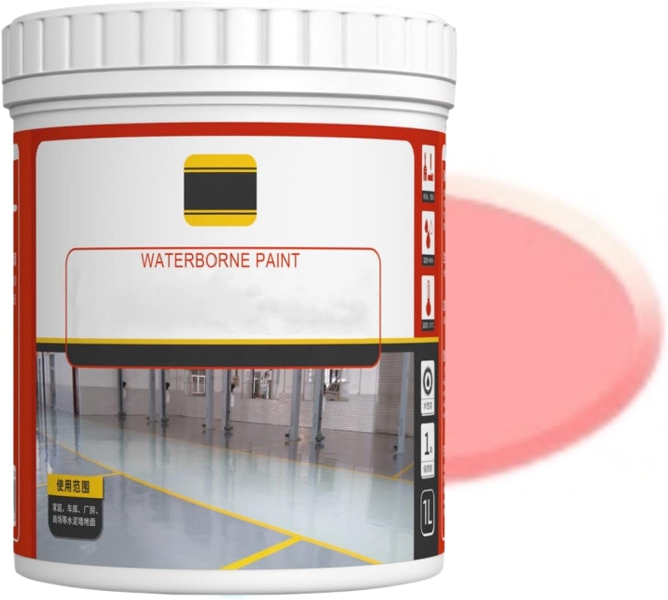 AntiSlip Concrete Floor Paint for Interior & Exterior, 33.8 Fl Oz