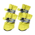 thumbnail image 1 of Anti- Dog Shoes with Reflective Straps, 4-Pack Waterproof Paw Protectors for Small Medium Dogs, Adjustable Pet Boots for Hot Pavement, Winter Snow, Hiking and Indoor Use, 1 of 6
