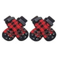 AntiSlip Dog Socks 4 PcsDouble Sides Grips Traction Control on