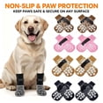 thumbnail image 1 of Anti-Slip Dog Socks, Prevent Licking Paws, Waterproof Anti-Slip Dog Socks with Grippers for Dogs Walking, Dog Essentials _ Brown _ L, 1 of 9