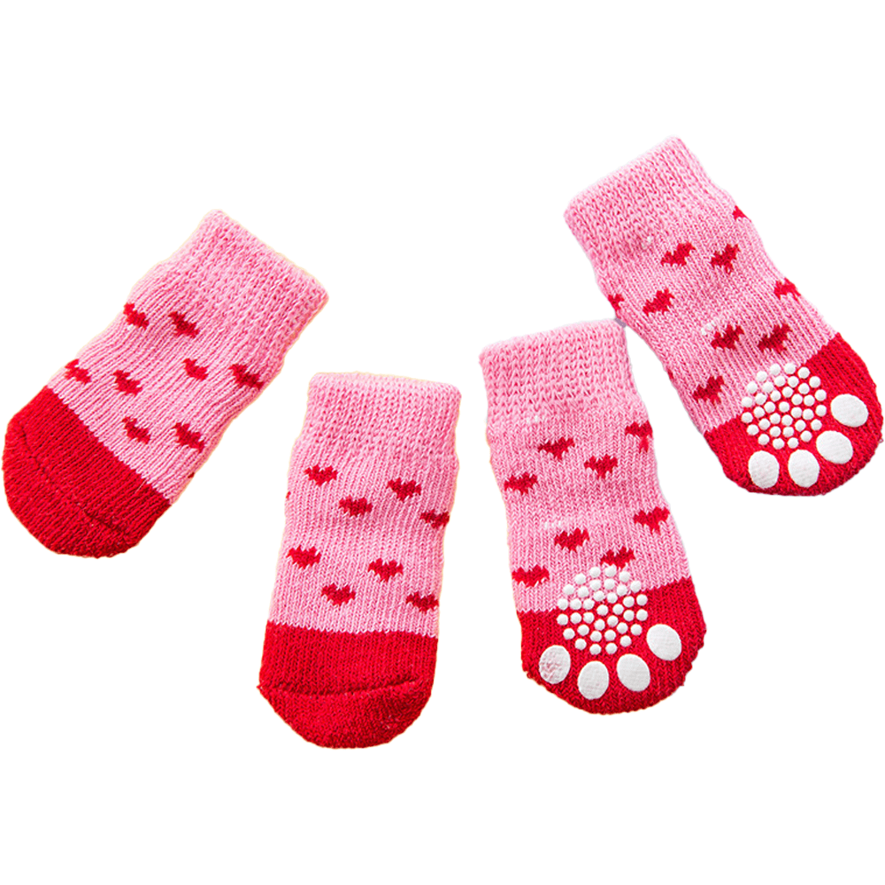 AntiSlip Dog Socks for Hardwood Floors, Pet Paw Protection for Injured