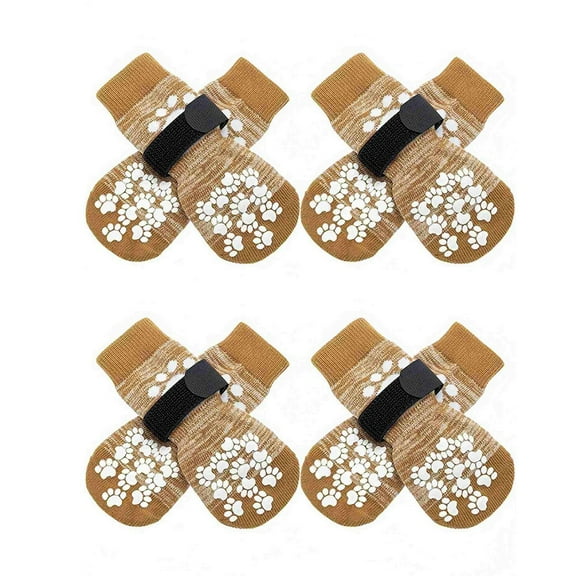 Anti-Slip Dog Socks to Stop Licking ,Paw Protectors for Hot Pavement ,Traction Boots for most Dogs ,Hardwood Floor Safe