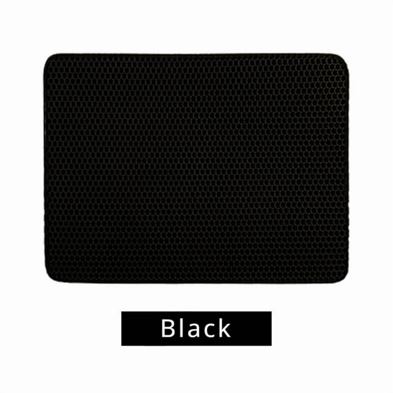 Anti-Slip Double-Layer Honeycomb Cat Litter Mat Waterproof EVA Material for Cat Durable Litter Box Floor Protector Easy To Clean
