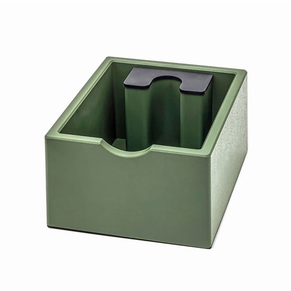 Anti Slip Espresso Coffee Grounds Waste Box Coffee Grounds Box Coffee Grounds Bucket Coffee Grounds Knock Box Green,1 x Coffee Grounds Box,Green