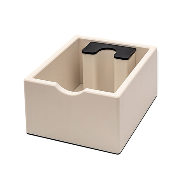 Anti Slip Espresso Coffee Grounds Waste Box Coffee Grounds Box Coffee Grounds Bucket Coffee Grounds Knock Box White