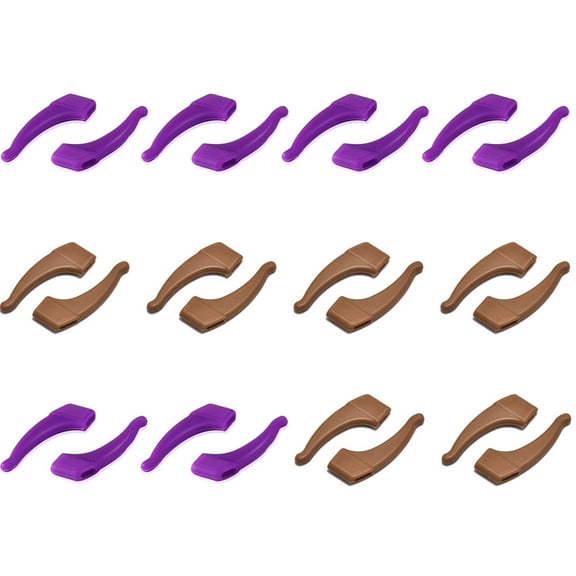 Anti-Slip Eyeglass Ear Grips Hook Comfortable Silicone Elastic Eyeglasses Temple Tips Sleeve Retainer-For Eyewear Sunglasses Spectacles Glasses,Sports Eyeglasses 12 Pairs