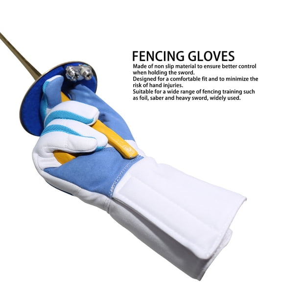 Anti,Slip Fencing Training Glove, Comfortable, Durable Design for Foil, Sabre  Epee, Right Handed Use