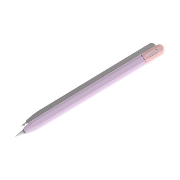 Anti-Slip Grip Case For Apple Pencil USB-C Skin-Friendly Protective Cover With Charging Cap