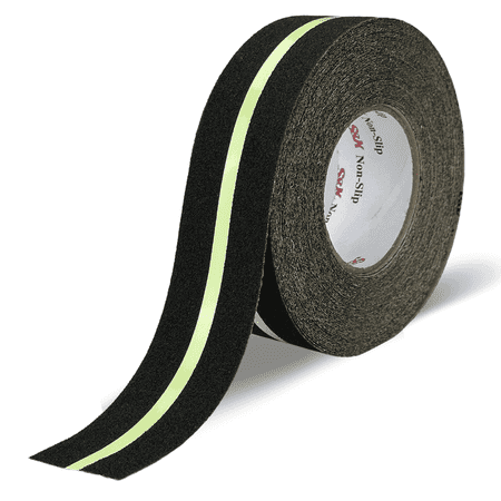 Anti Slip Grip Tape, Non-slip Traction Tapes with Glow in the Dark Reduce the Risk of Slipping for Indoor or Outdoor Stair Tread Step and Other Slippery Surfaces - Keeps You Safe, 4" x 16"Ft