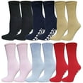 thumbnail image 1 of Anti-Slip Gripper Slipper Socks, 12 Pairs, Indoor House Non-Skid Hospital Sock, 1 of 8