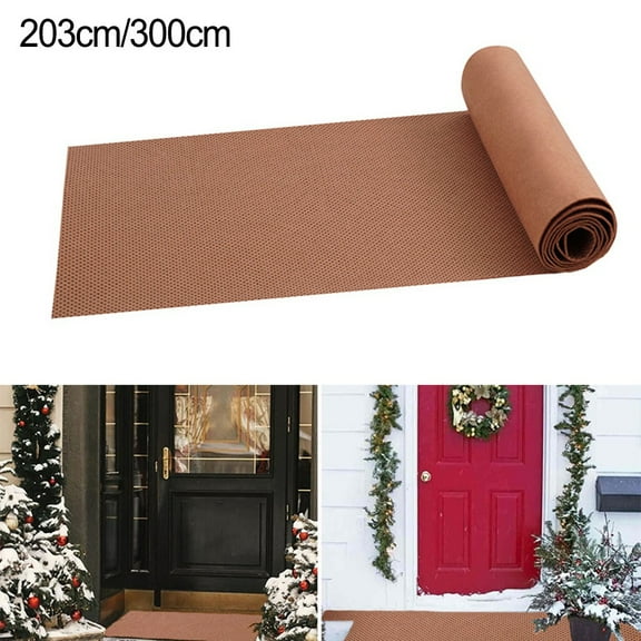 Anti-Slip Ice and Snow Carpet Mat: Safe Traction for Family & Pets Outdoors! 40*300Cm Smile Home