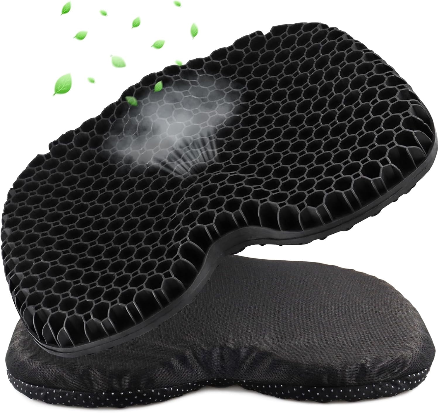 Anti-Slip Kayak Seat Cushion, Waterproof Thicken Gel Kayak Seat Pad with Non-Slip Cover, Canoe Seat Cushion Kayak Accessories Kayak Canoe Boat Equipment