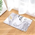 thumbnail image 1 of Anti-Slip Kitchen Carpet Black White Marble Printed Entrance Doormat Floor Mats Carpets for Living Room Bathroom Mat, 1 of 6