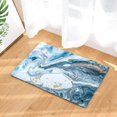 thumbnail image 1 of Anti-Slip Kitchen Carpet Black White Marble Printed Entrance Doormat Floor Mats Carpets for Living Room Bathroom Mat, 1 of 5